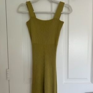 Maxi knit dress ( green, small/medium)
